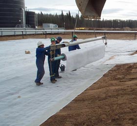 Geotextil perforado a agujas de PP o PET