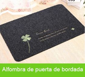 Alfombra de puerta de bordada / Alfombra de entrada de estampada