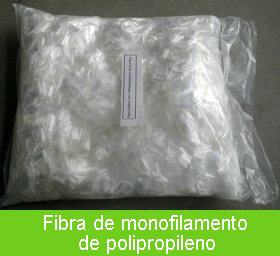 Fibra de monofilamento de polipropileno