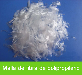 Malla de fibra de polipropileno