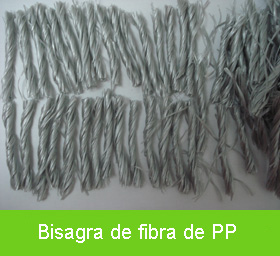 Bisagra de fibra de PP
