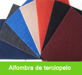 Alfombra de terciopelo