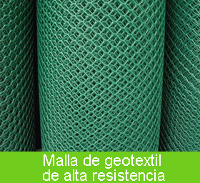 Malla de geotextil de alta resistencia