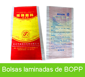 Bolsas laminadas de BOPP