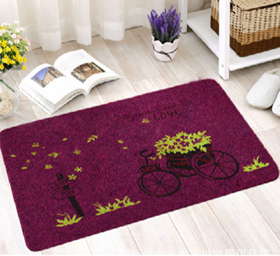 Tapis bordé / tapis imprimé