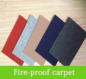 Fire-proof carpet