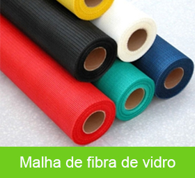 Malha de fibra de vidro