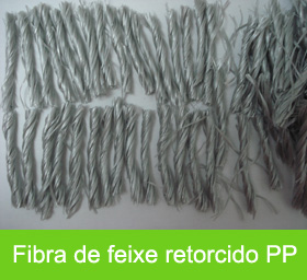 Fibra de feixe retorcido PP