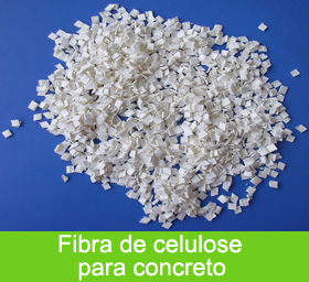 Fibra de celulose para concreto