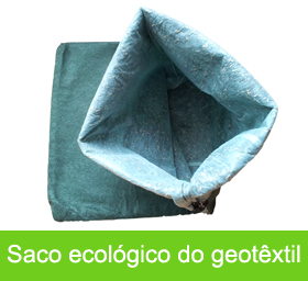 Saco ecológico do geotêxtil