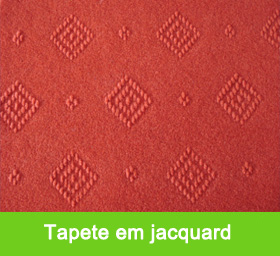 Tapete em jacquard