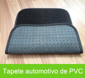 Tapete automotivo de PVC 